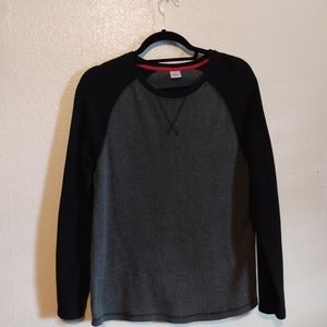 Black Baseball Long Sleeve Shirt